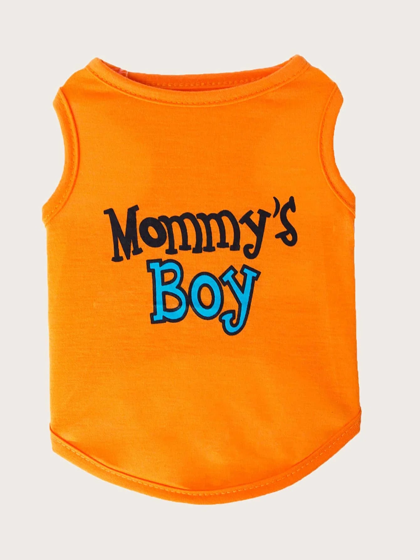 Dog Vest with Fun Letter Print