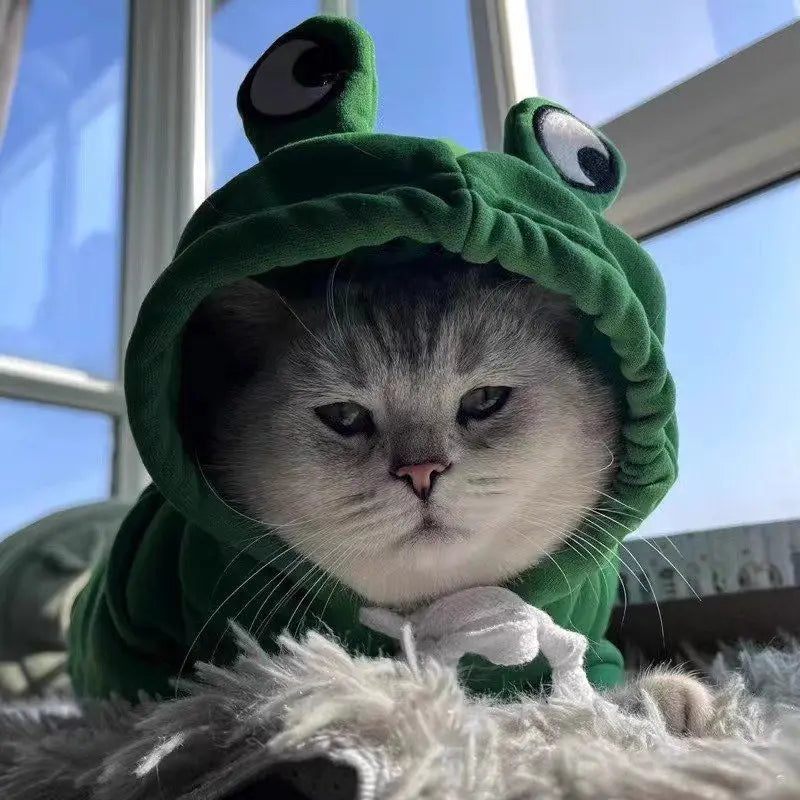 Cat Dog Hoodies Clothing Autumn Winter Cute Style Pet New Year Cute Funny Keep Warm Prevent Shedding Hair