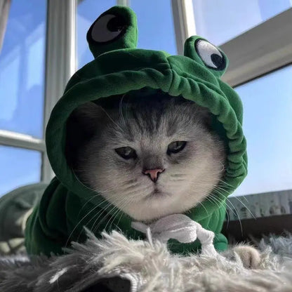 Cat Dog Hoodies Clothing Autumn Winter Cute Style Pet New Year Cute Funny Keep Warm Prevent Shedding Hair