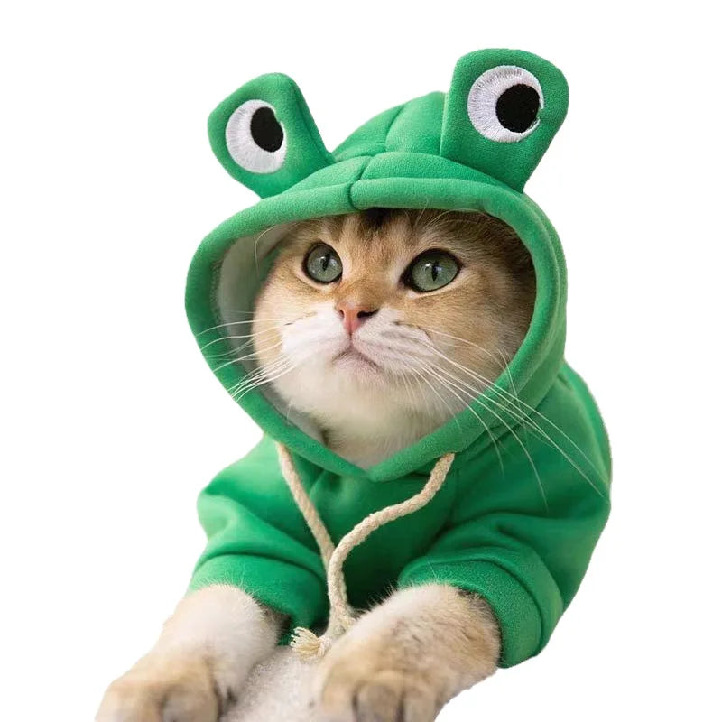 Cat Dog Hoodies Clothing Autumn Winter Cute Style Pet New Year Cute Funny Keep Warm Prevent Shedding Hair