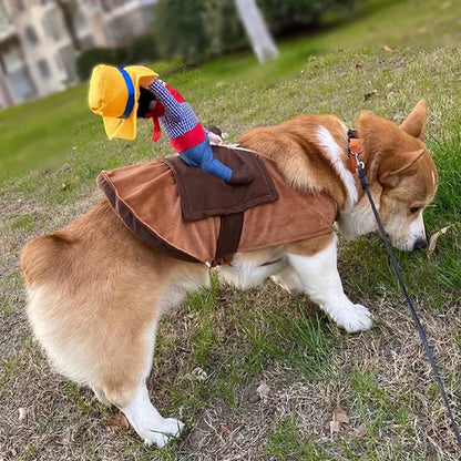 Funny Cowboy Dog Costume