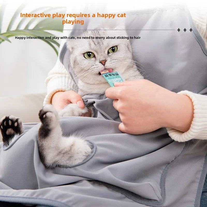 Pet Grooming Smock Anti-Fur Summer Design Leak-Proof Apron with Breathable Mesh for Cats Dogs Hugger Anti-Hair Clothing