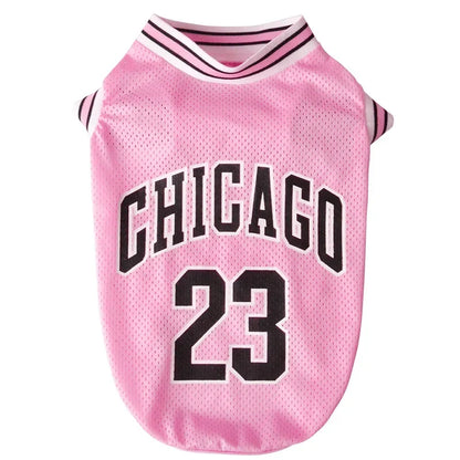 Mesh Basketball Dog Clothes