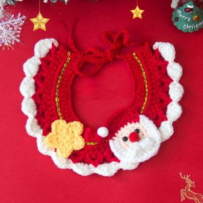 Dog Clothing Cat Collar Cats Clothing Christmas Pet Scarf Collar Christmas Cute Sweet Pet Decor Bow Cat Costume Cats Accessories