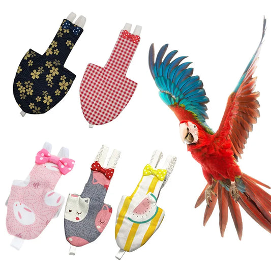 Waterproof Bird Diaper & Flight Suit