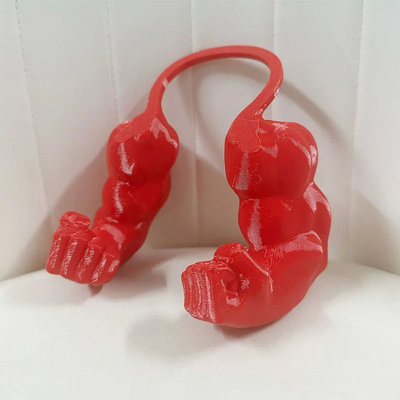 3D Printed Creative Cat Muscle Arms Halloween Pet Costume Role Play Accessories Lightweight Neck Arm Band Funny Gift For Cats