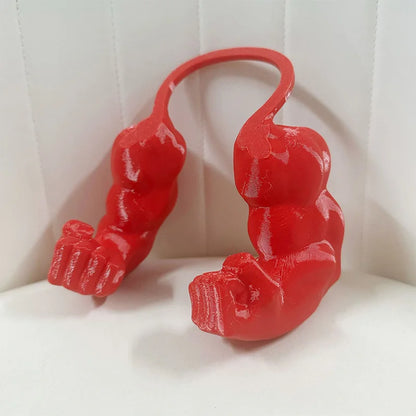 3D Printed Creative Cat Muscle Arms Halloween Pet Costume Role Play Accessories Lightweight Neck Arm Band Funny Gift For Cats