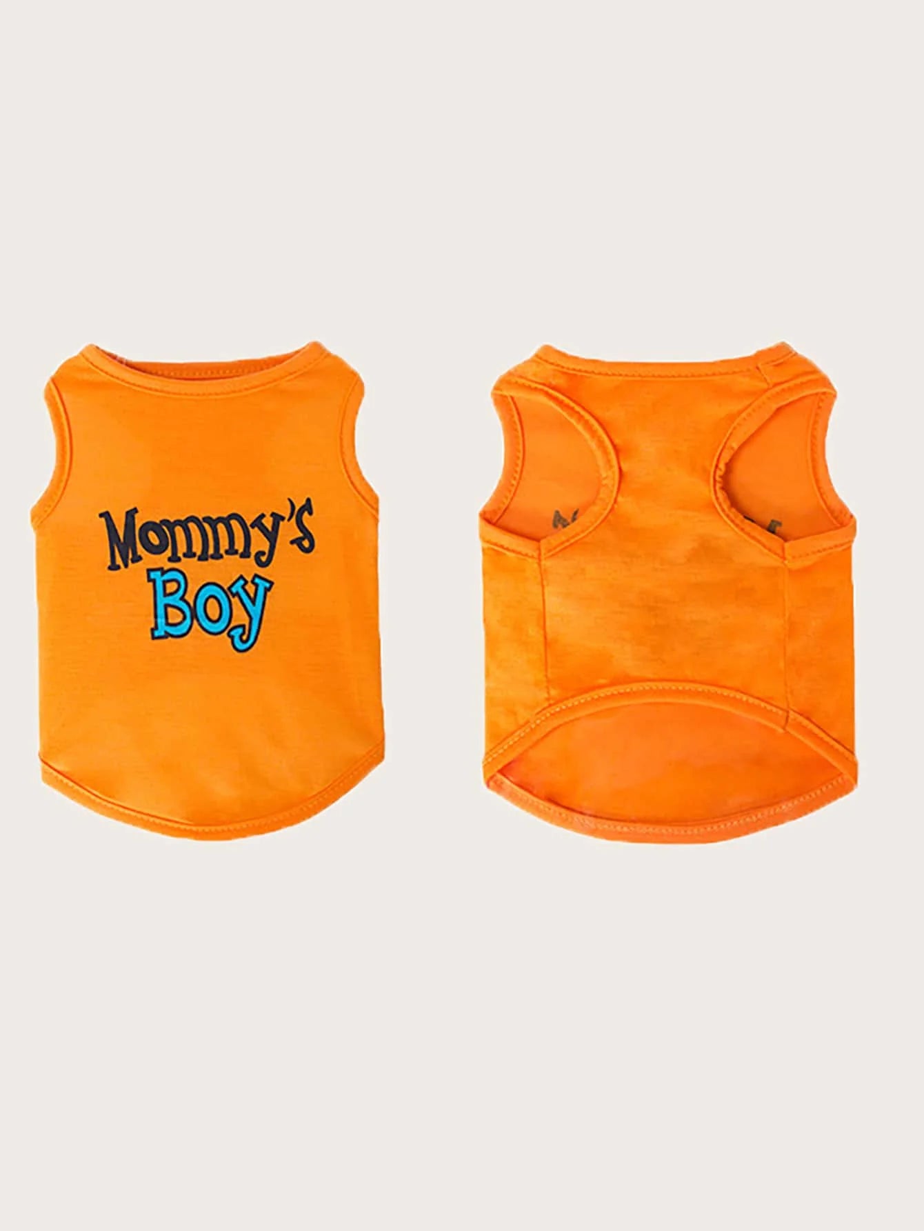 Dog Vest with Fun Letter Print