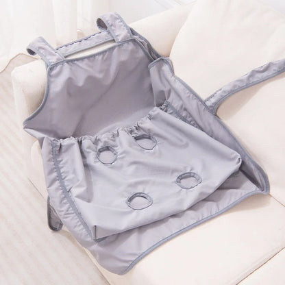 Pet Grooming Smock Anti-Fur Summer Design Leak-Proof Apron with Breathable Mesh for Cats Dogs Hugger Anti-Hair Clothing