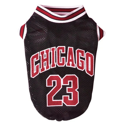 Mesh Basketball Dog Clothes