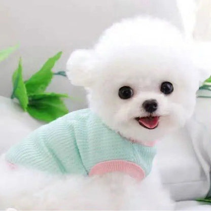 Cat Clothes Cute Summer Thin Style Four Foot Clothing Macarone Air Conditioning Vest Pet