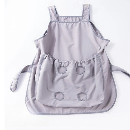 Pet Grooming Smock Anti-Fur Summer Design Leak-Proof Apron with Breathable Mesh for Cats Dogs Hugger Anti-Hair Clothing