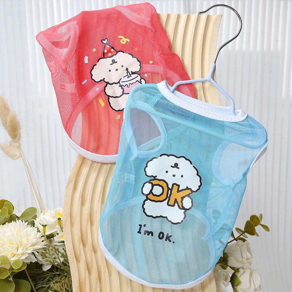 Breathable Pet cute Summer Outfit