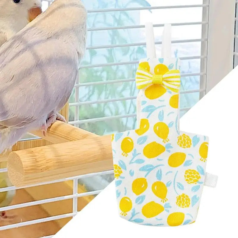 Washable Cute Pet Bird Diaper & Flight Suit