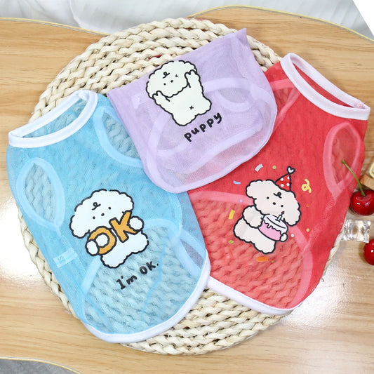 Breathable Pet cute Summer Outfit