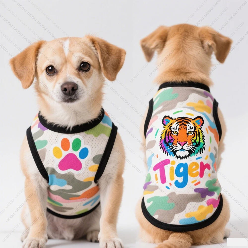 Quick-Dry Tiger Breathable Pet Vest