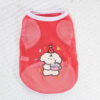 Breathable Pet cute Summer Outfit