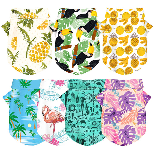 Hawaiian-Style Dog Summer Tee