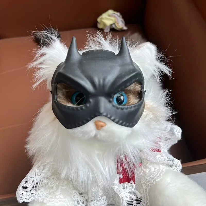 1-10PCS Funny Pet Avengers Mask Set Halloween Cosplay Costume for Dogs Cats Party Dress Up Holiday Outfit Pet Supplies