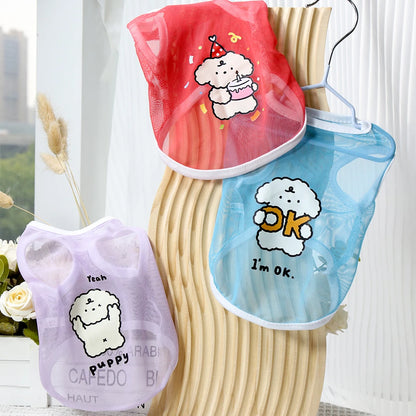 Breathable Pet cute Summer Outfit