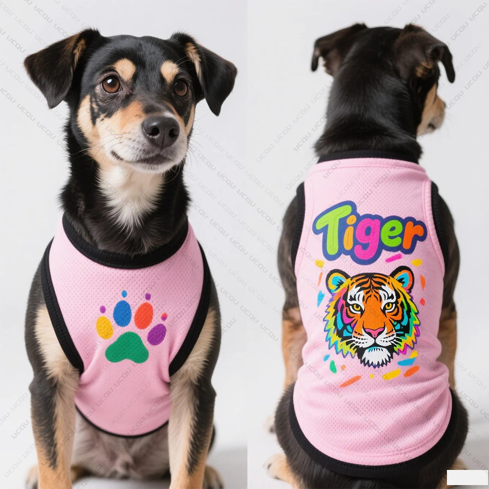 Quick-Dry Tiger Breathable Pet Vest