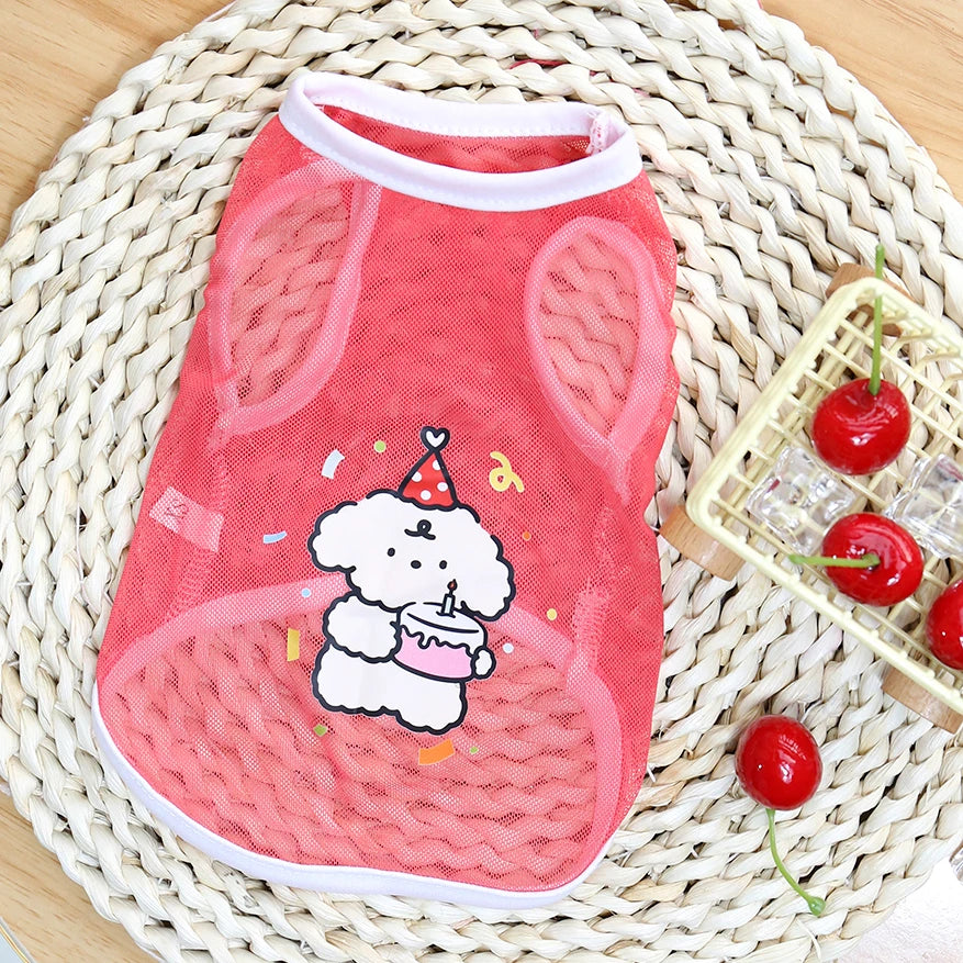 Breathable Pet cute Summer Outfit