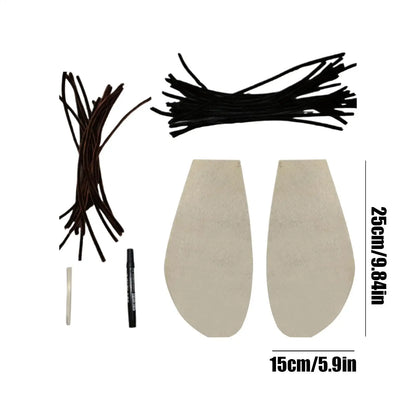 Cockroach Costume for Cats Pet Apparel Dress up Wings and Antenna Set Pet Supplies for Holiday Festival Party Decoration Outdoor
