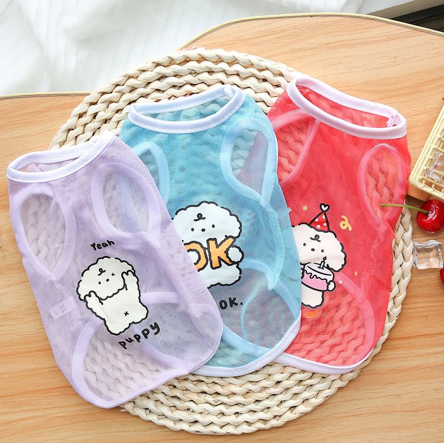 Breathable Pet cute Summer Outfit