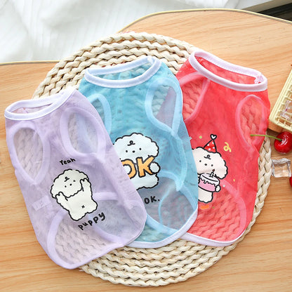 Breathable Pet cute Summer Outfit