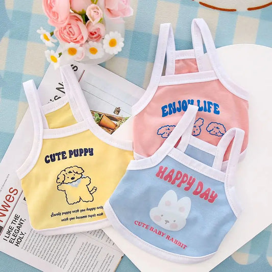 Cute Pet Macaron Color Vest