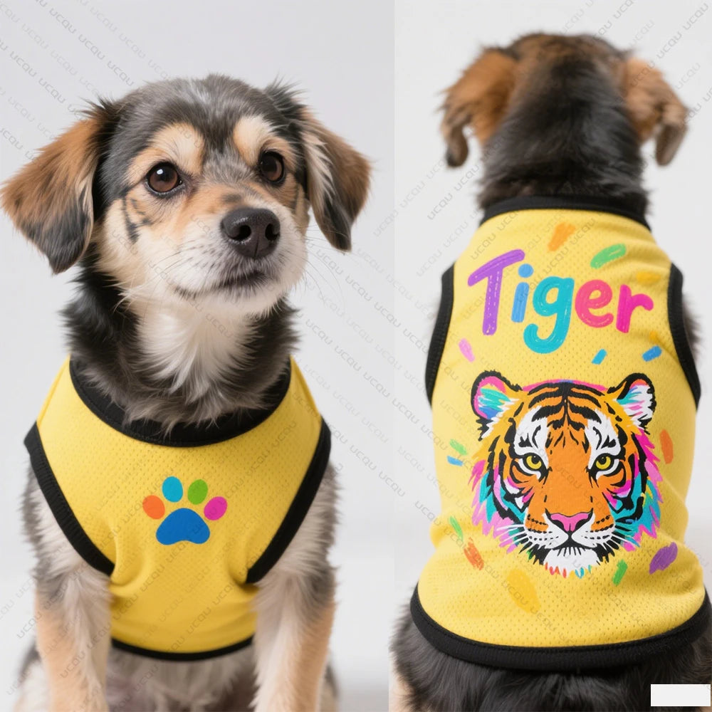Quick-Dry Tiger Breathable Pet Vest